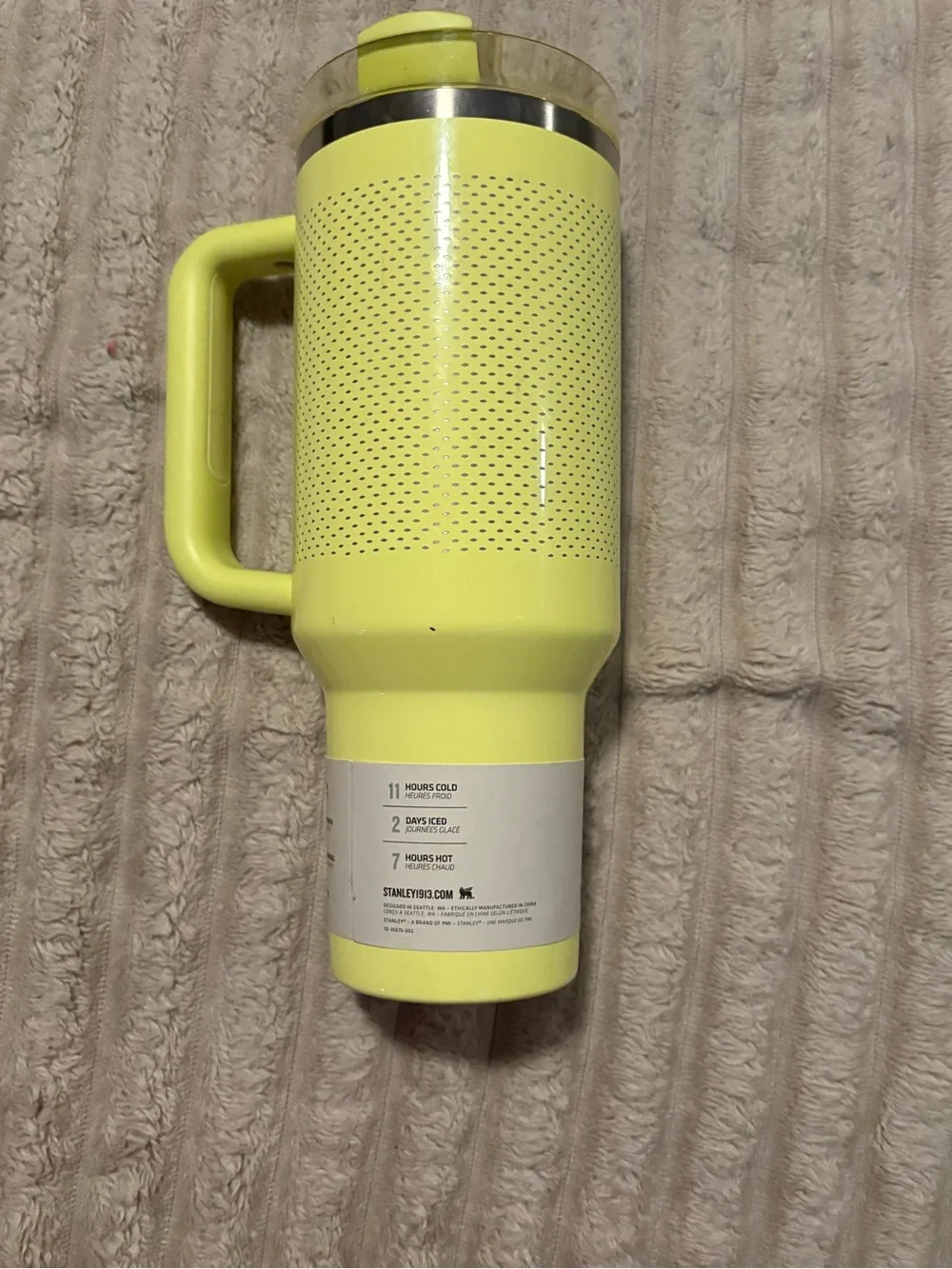 Stanley Quencher Tumbler - Bright Lemon Yellow with Handle BNWT S-29 - Picture 4 of 6